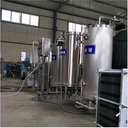 200L牛奶全套加工设备 奶吧用杀菌机解决方案